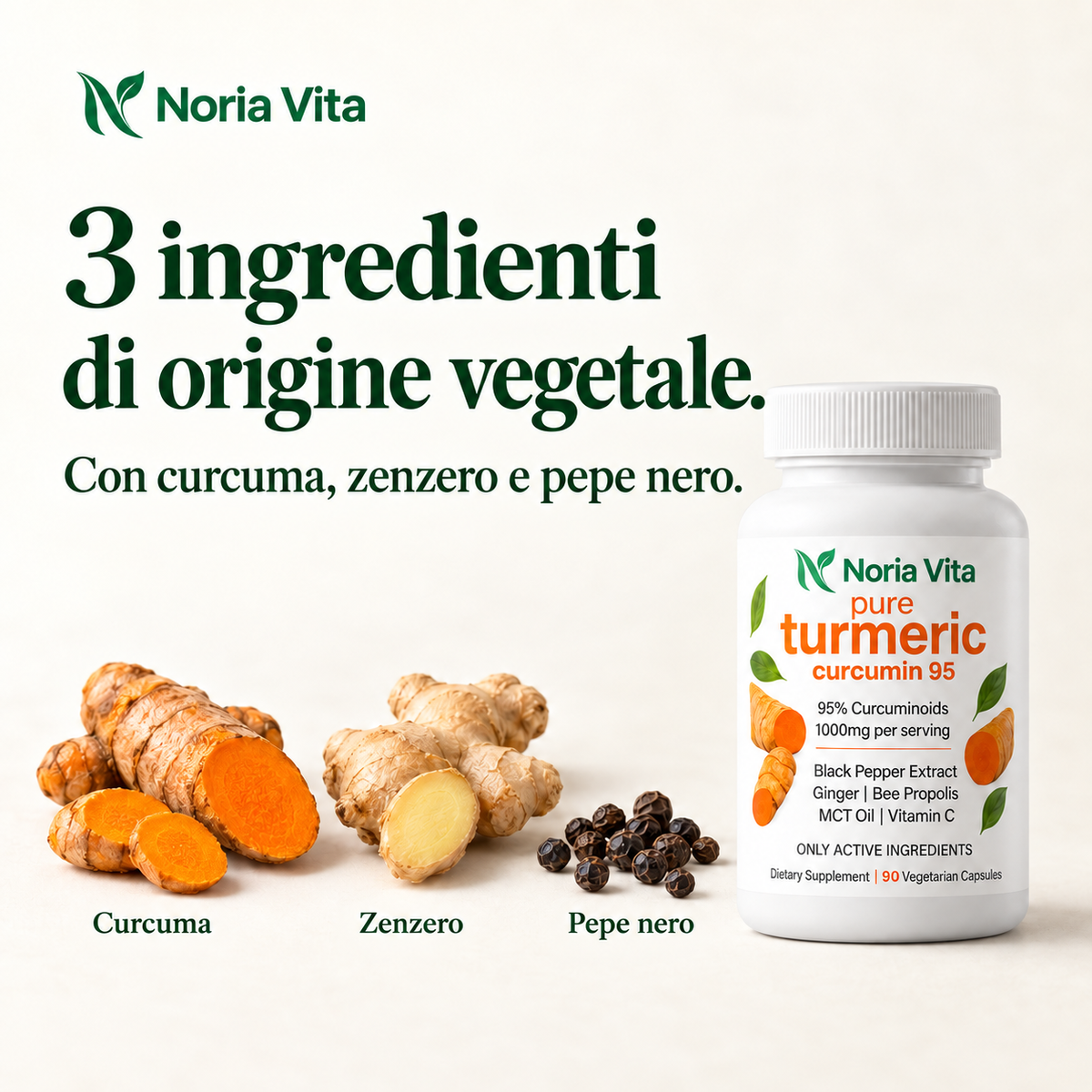Noria Vita – Curcuma, zenzero e pepe nero
