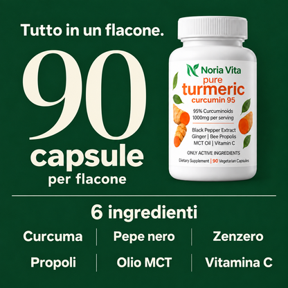 Noria Vita – 90 capsule per flacone e 6 ingredienti